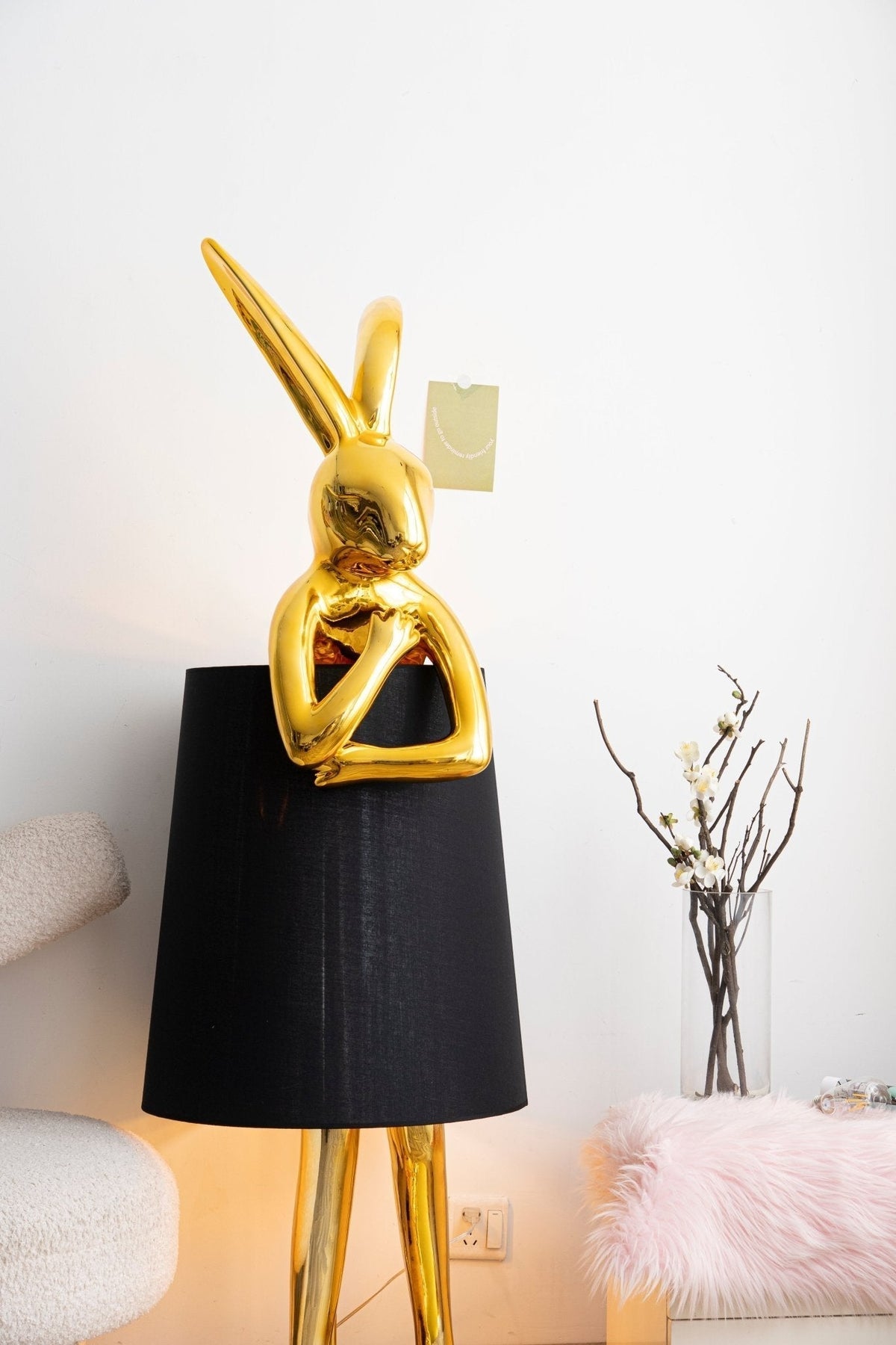 Sedr Luxe vloerlamp met silhouet van een konijn