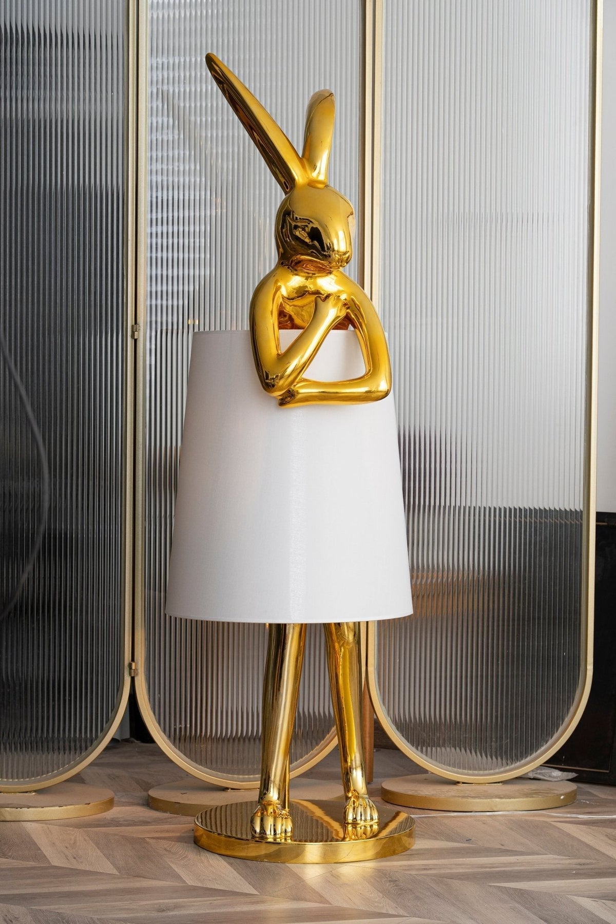 Sedr Luxe vloerlamp met silhouet van een konijn