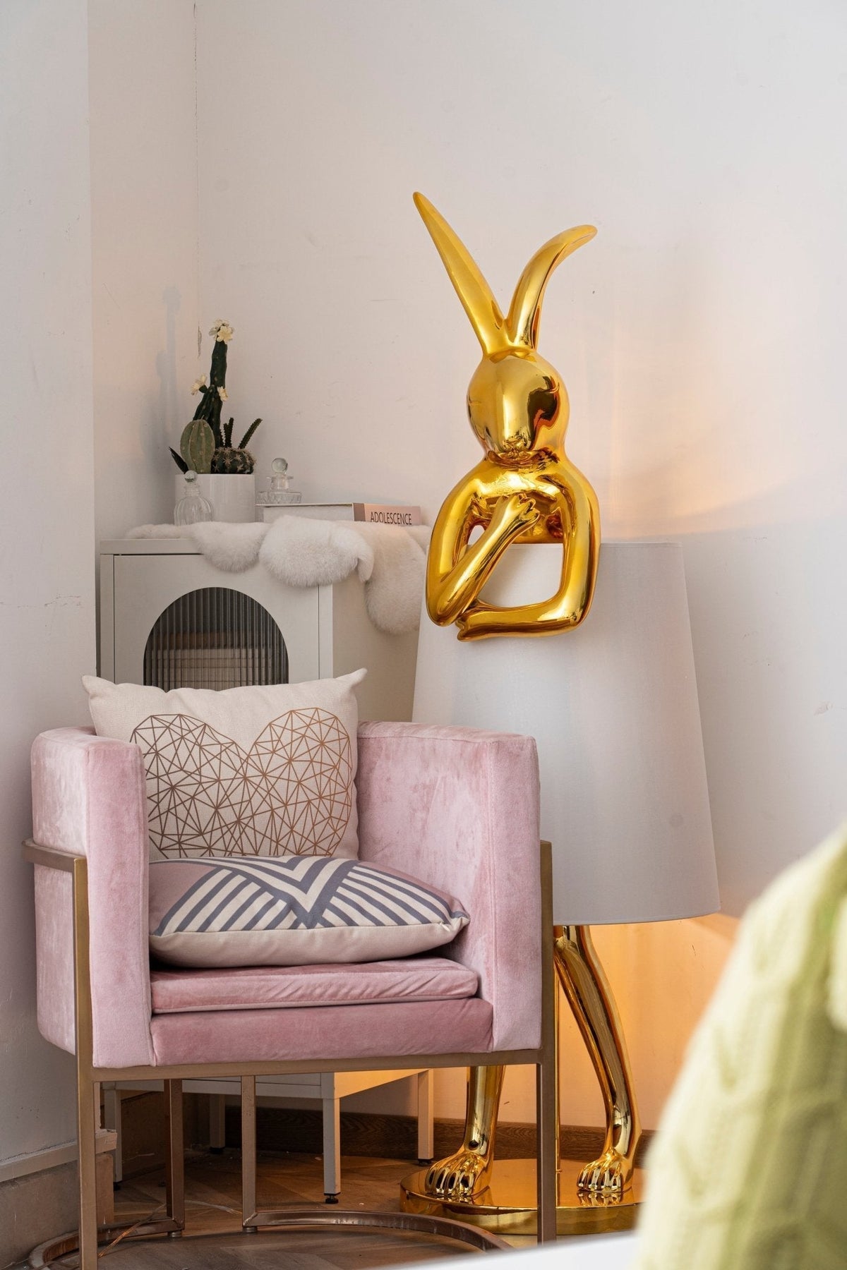 Sedr Luxe vloerlamp met silhouet van een konijn