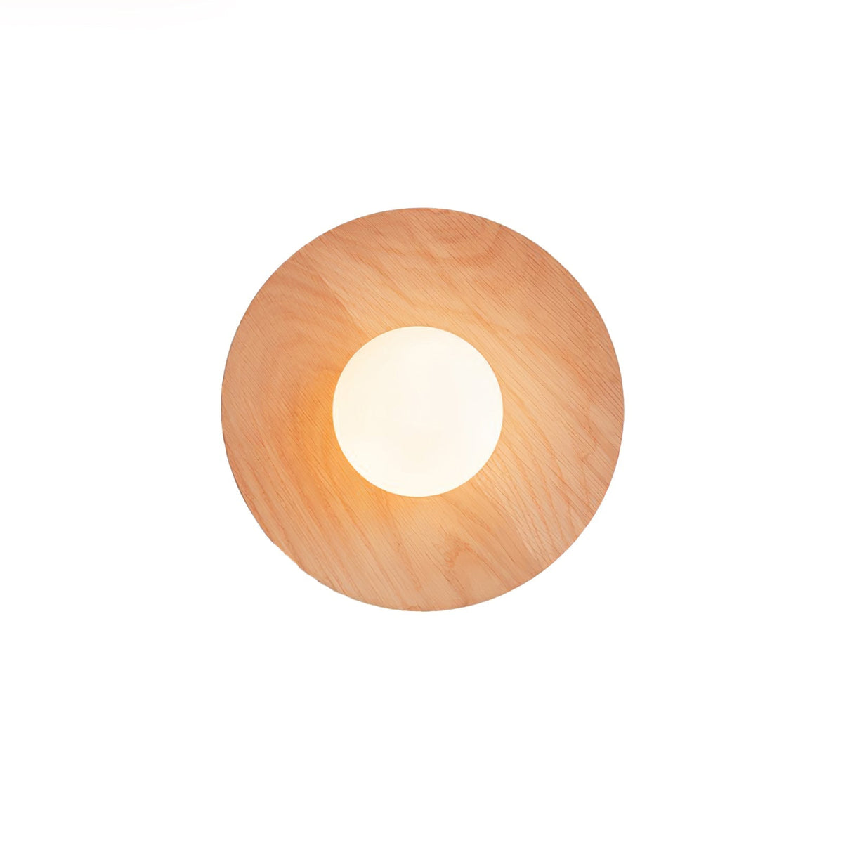 Eloza moderne minimalistische wandlamp van hout en glas