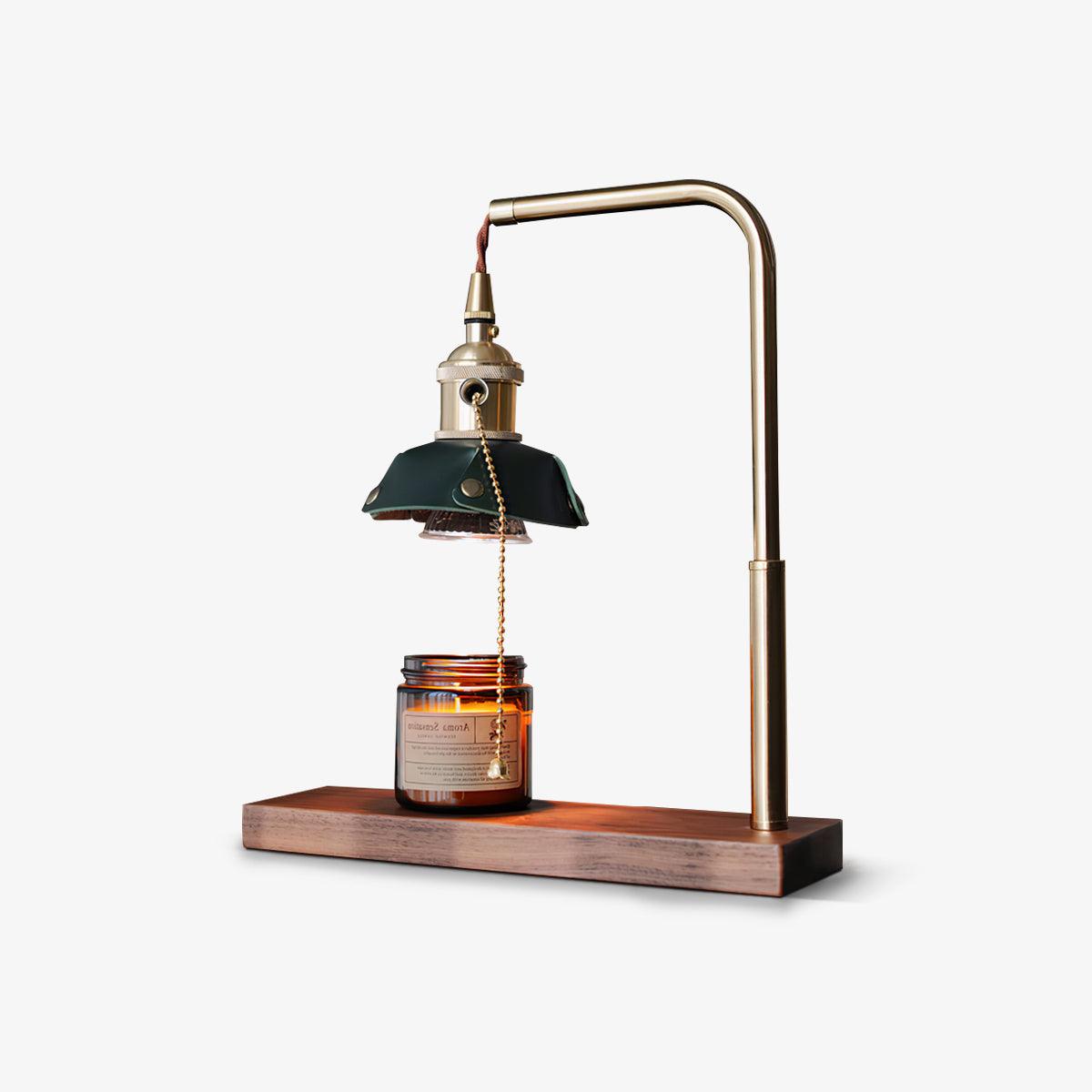 Clark Moderne tafellamp van hout