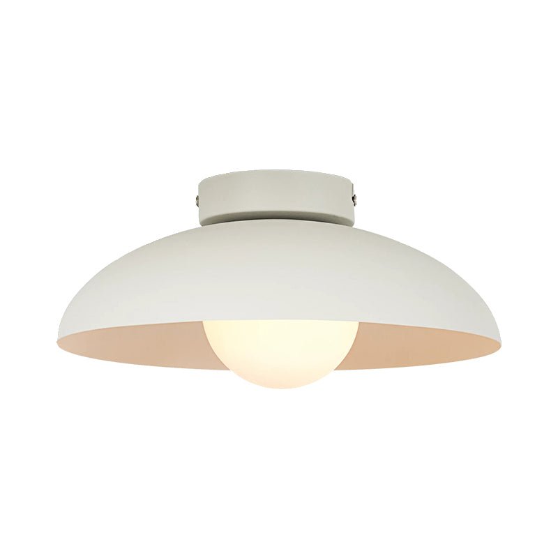 Zontes Noordse kunst koepelvormige glas plafondlamp