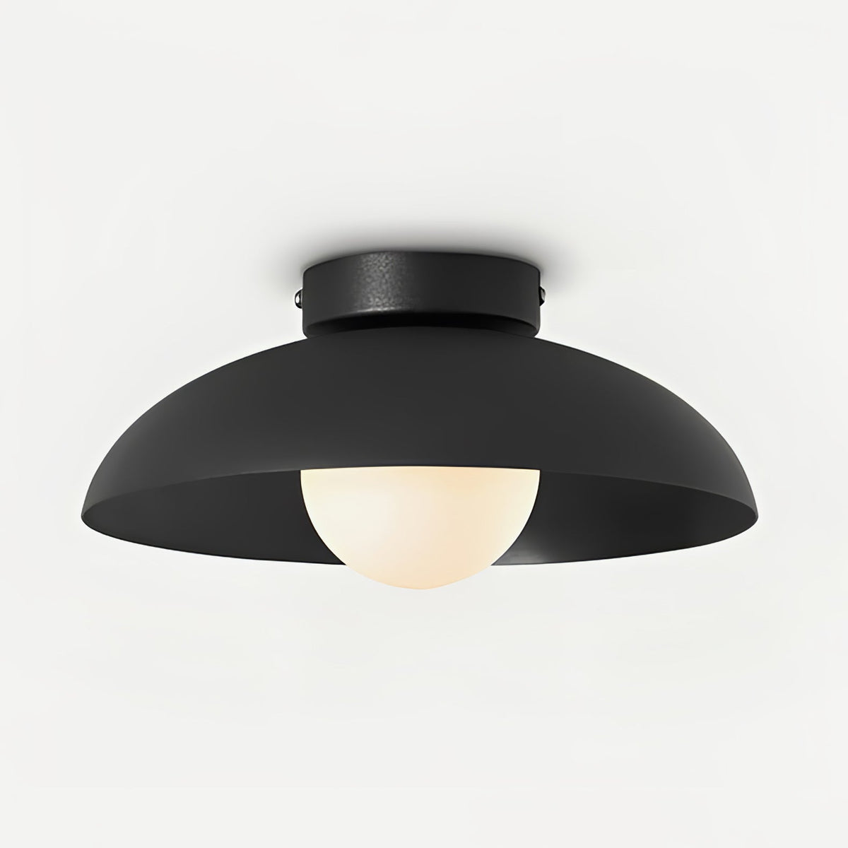Zontes Noordse kunst koepelvormige glas plafondlamp