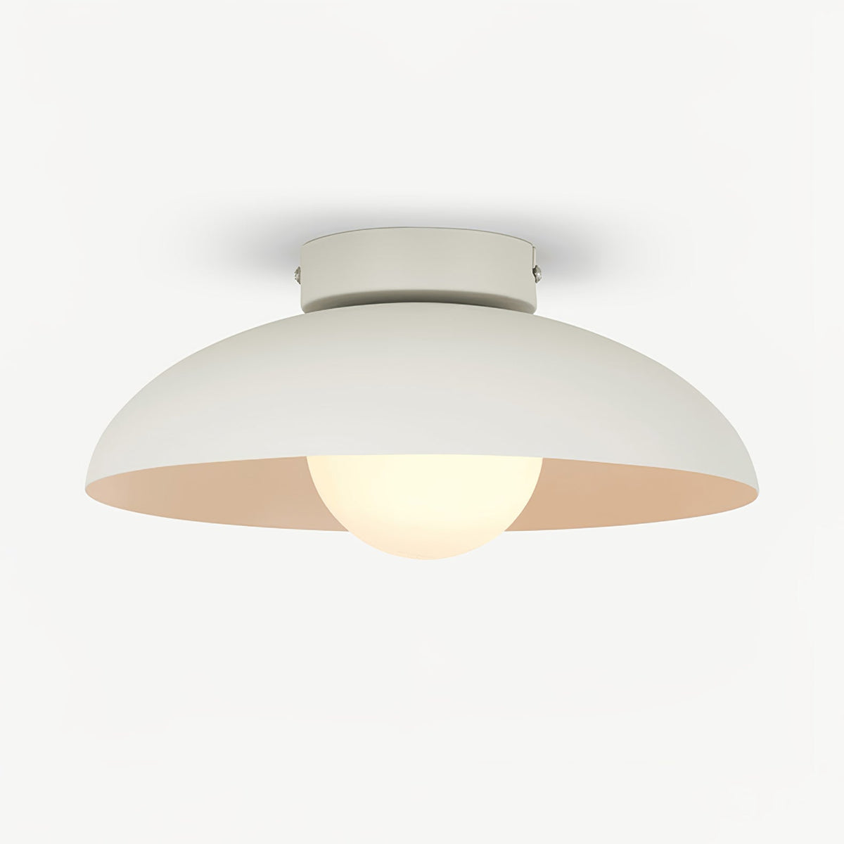 Zontes Noordse kunst koepelvormige glas plafondlamp