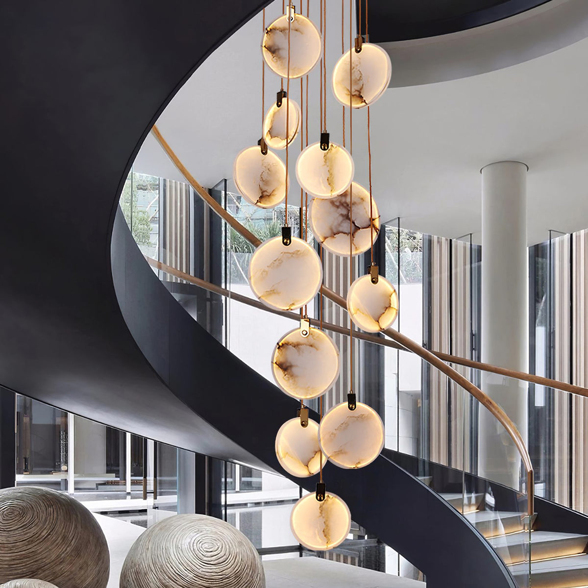 Lynore hanglamp van albast
