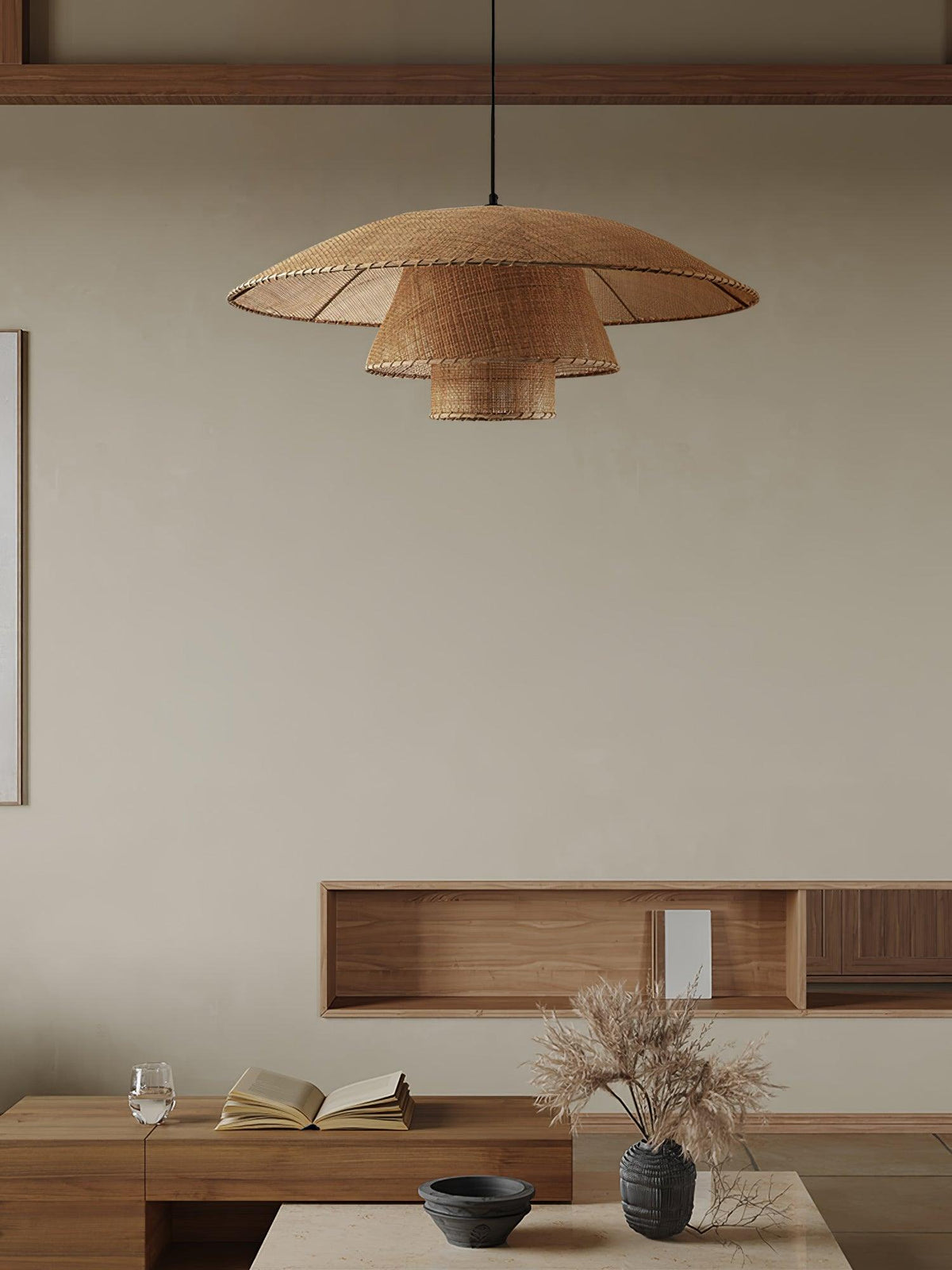 Arixu Vintage hanglamp van rotan