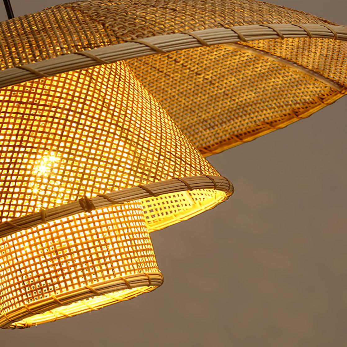 Arixu Vintage hanglamp van rotan