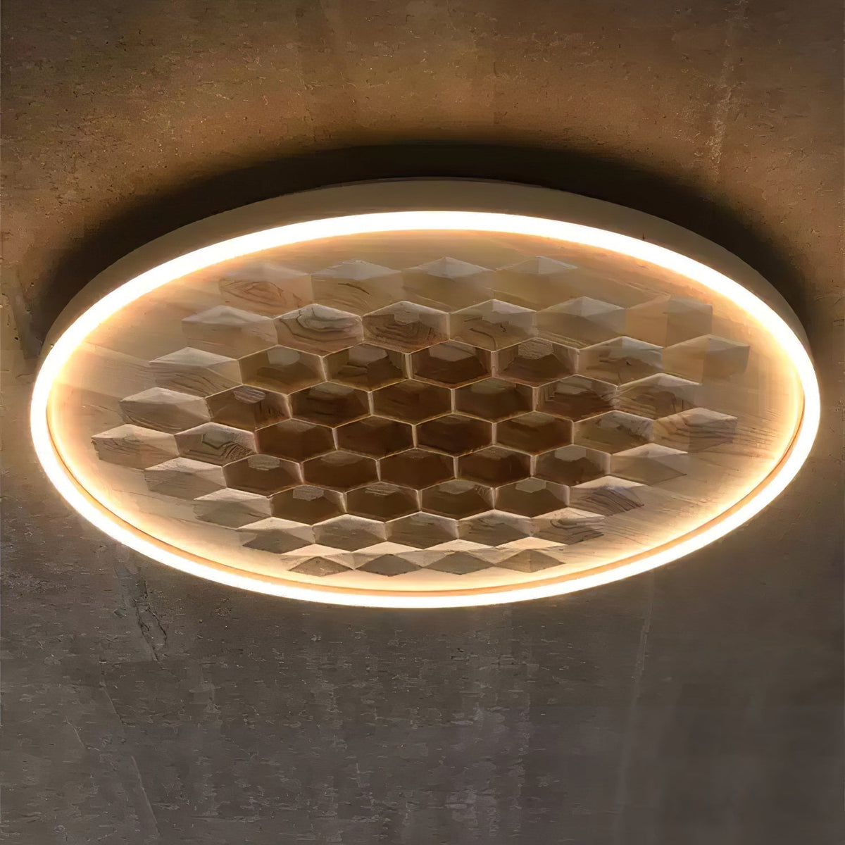 Cevynira Textured brons Vlakke plafondlamp