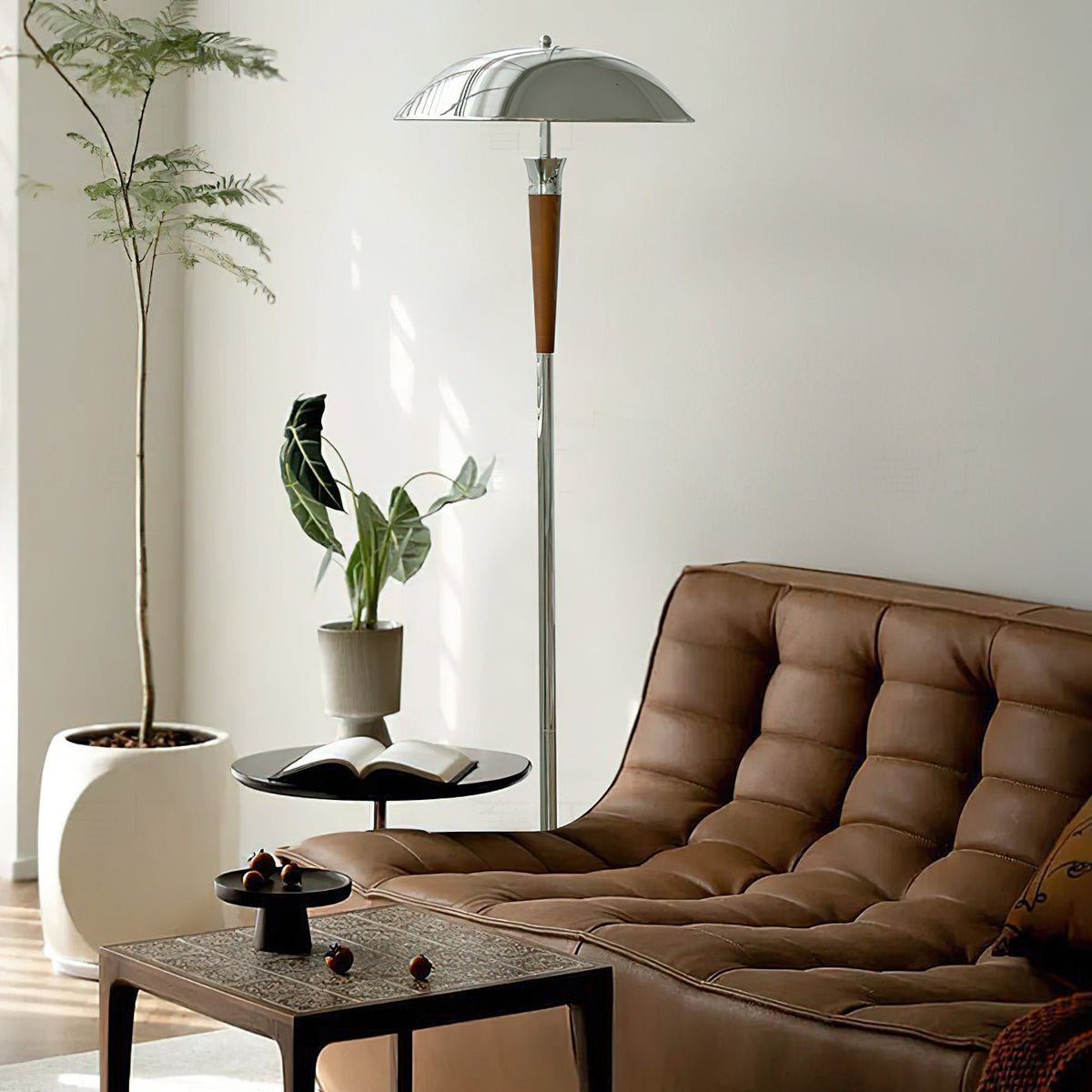 Viraivelle Retro chroom vloerlamp
