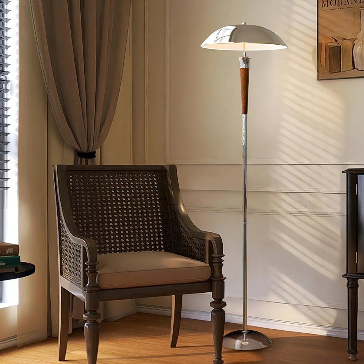 Viraivelle Retro chroom vloerlamp