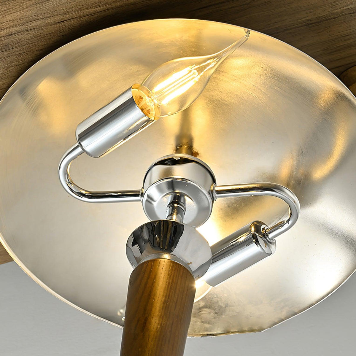 Viraivelle Retro chroom vloerlamp