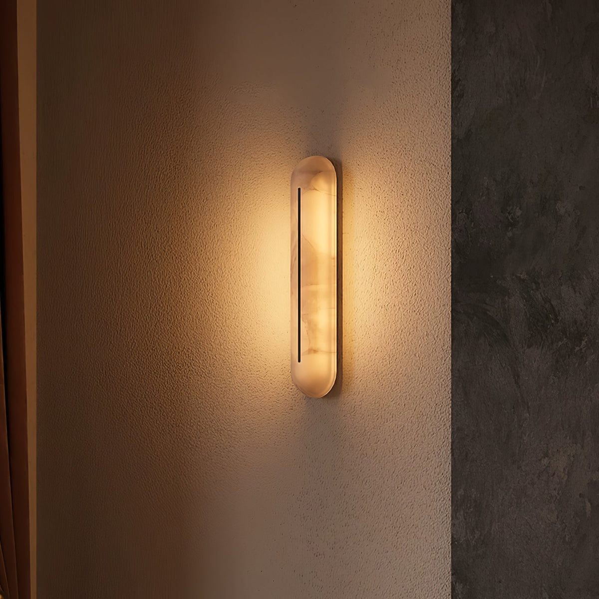 Armaryra Oblong albasten wandlamp