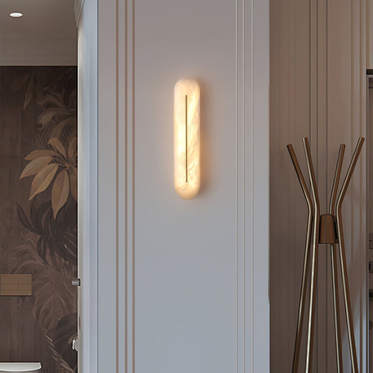 Armaryra Oblong albasten wandlamp