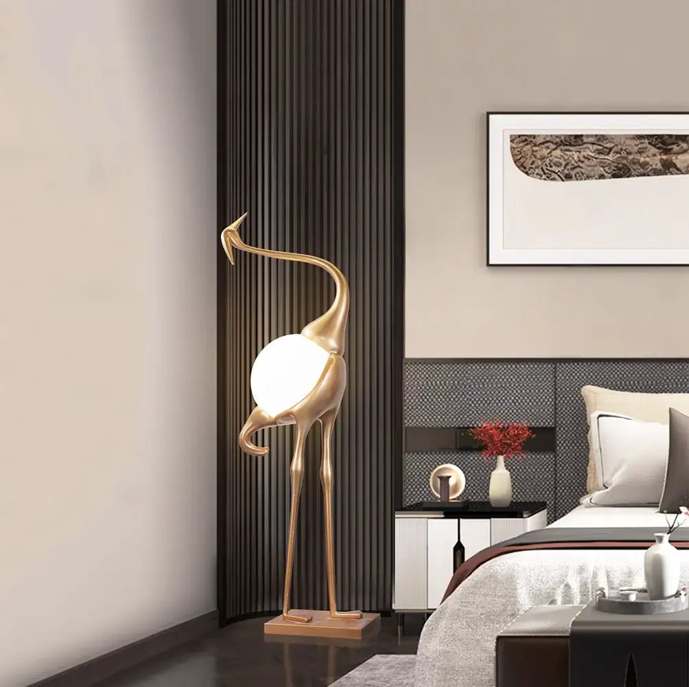 Uraearae wandlamp in vorm van een kraan
