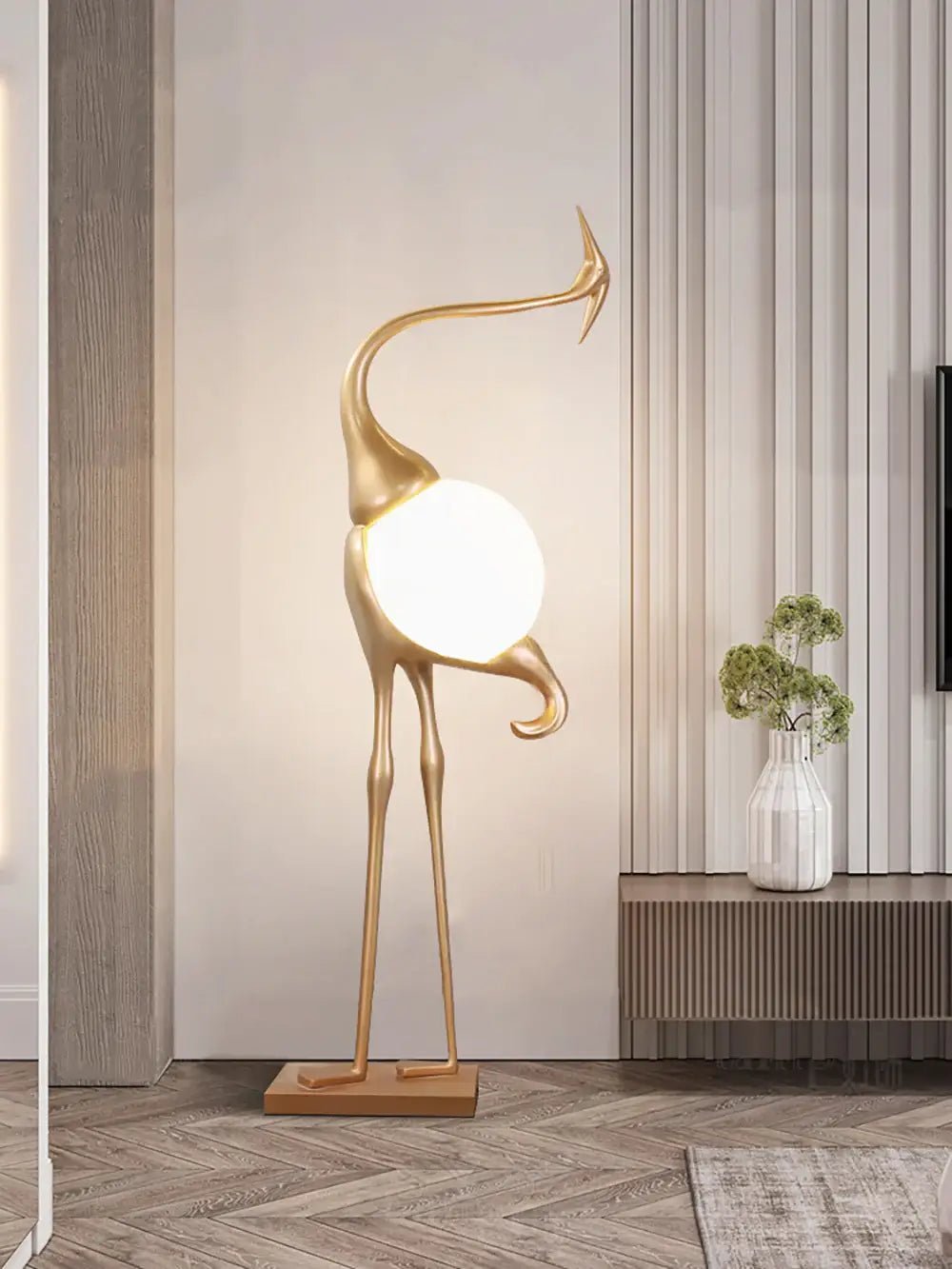 Uraearae wandlamp in vorm van een kraan