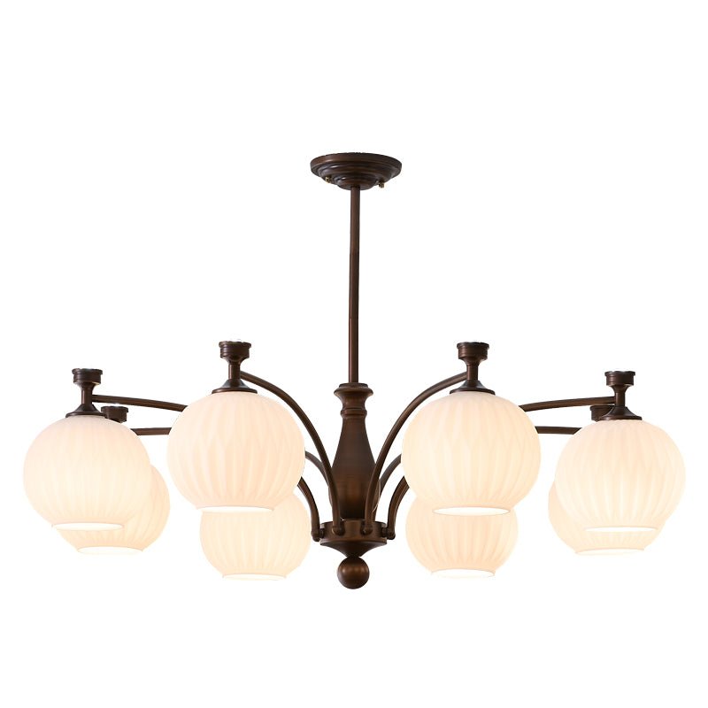 Vaslen kroonluchter Orb vintage