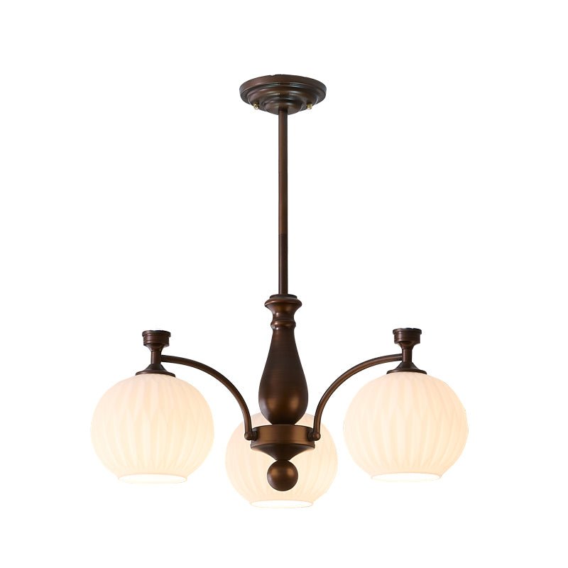 Vaslen kroonluchter Orb vintage