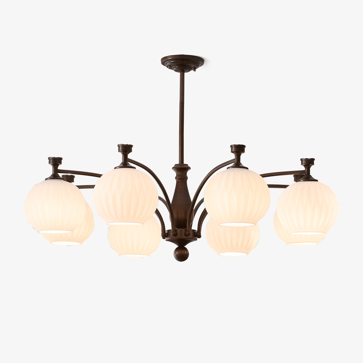 Vaslen kroonluchter Orb vintage