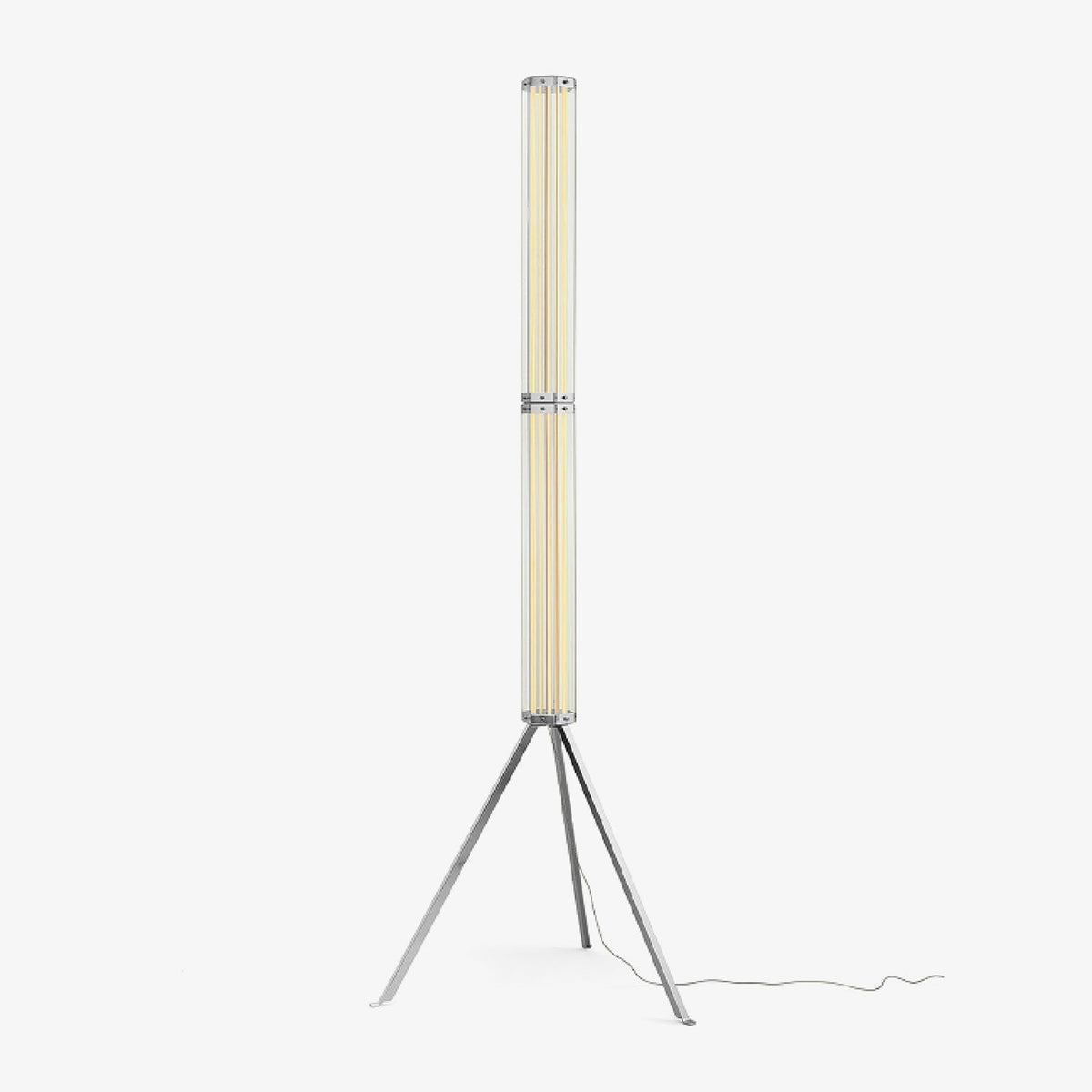 Thessan Hexagonale vloerlamp van glas
