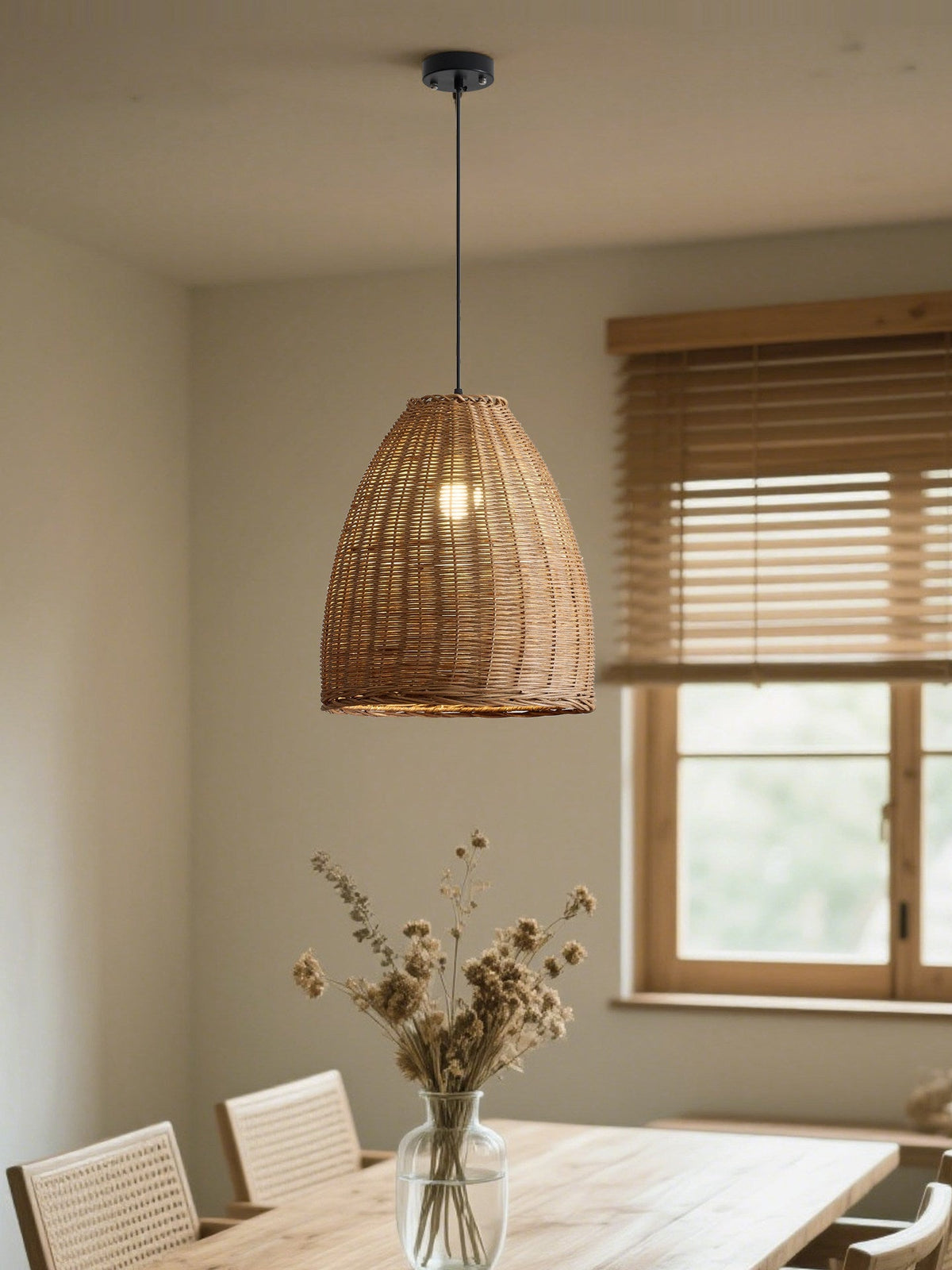 Jarrowcombe Geweven rotan hanglamp