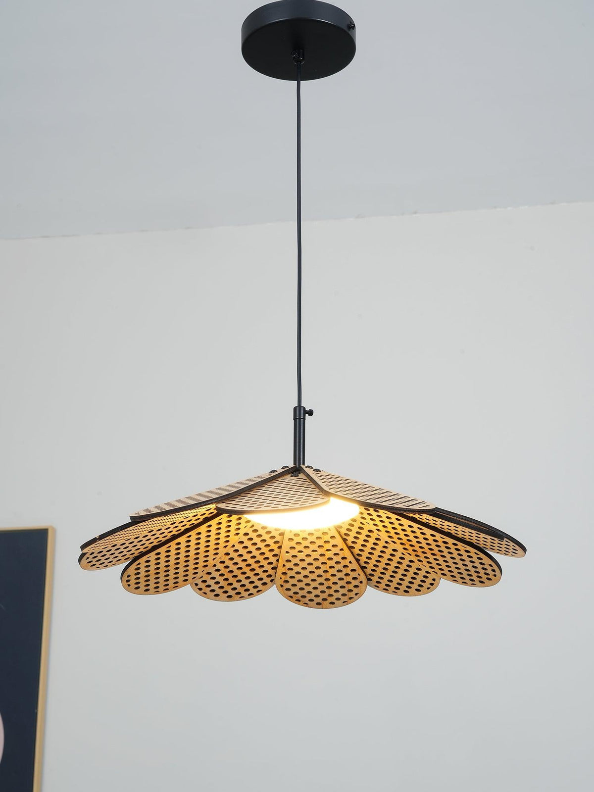 Zevarus Noordse kunst Wabi-Sabi hout hanglamp