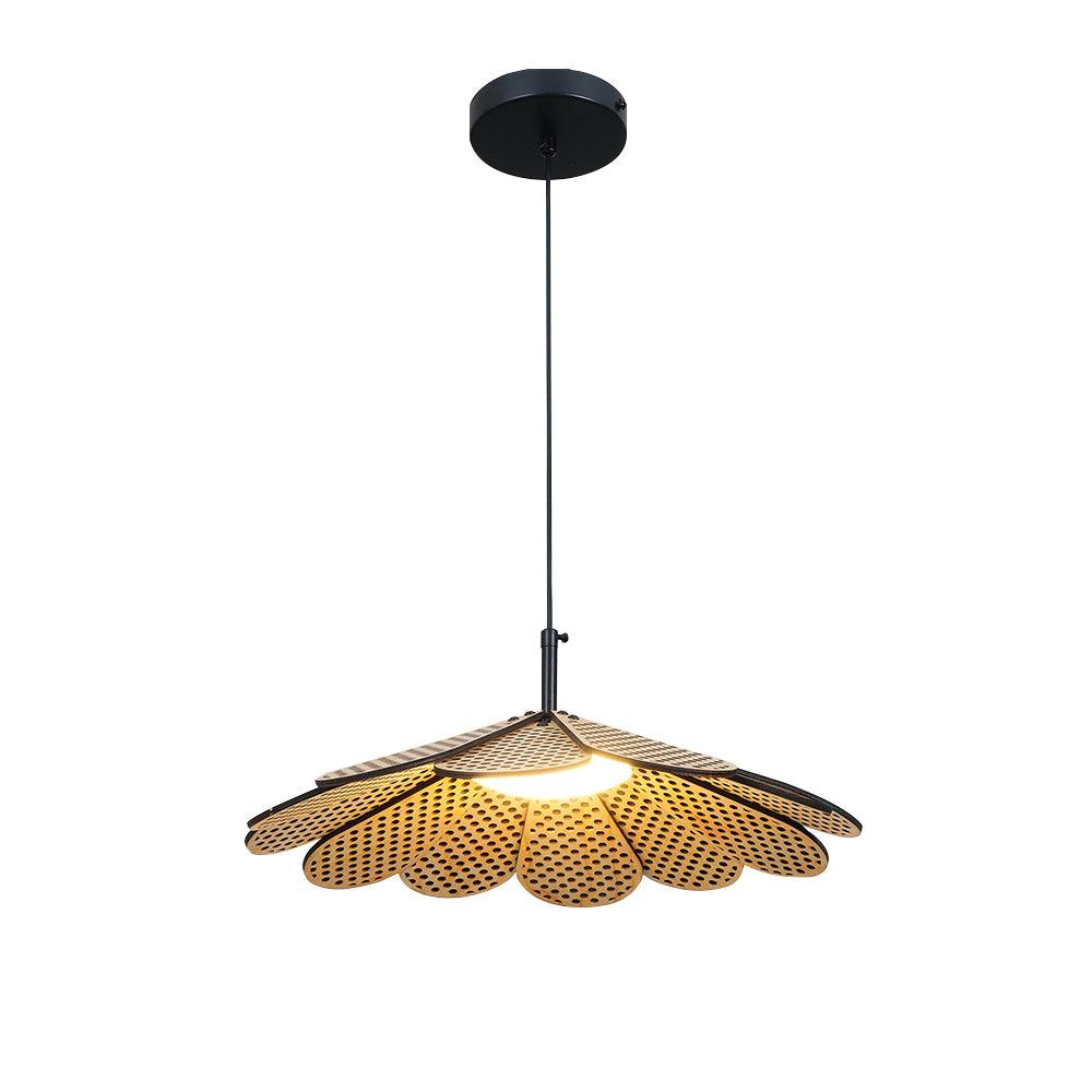 Zevarus Noordse kunst Wabi-Sabi hout hanglamp
