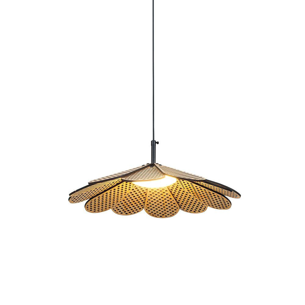Zevarus Noordse kunst Wabi-Sabi hout hanglamp