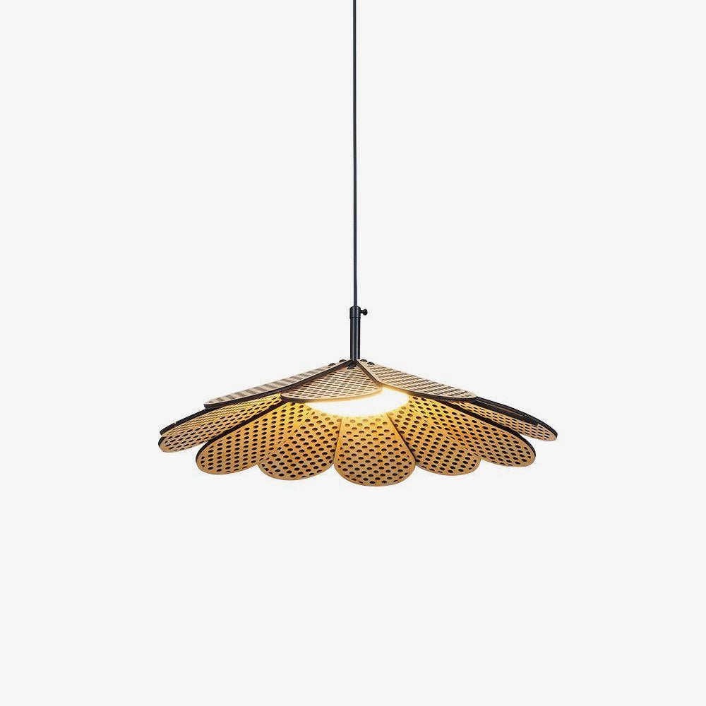 Zevarus Noordse kunst Wabi-Sabi hout hanglamp