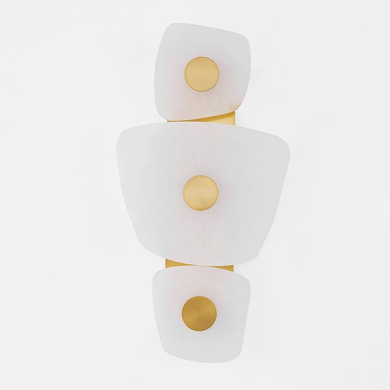 Fylsa asymmetrische wandlamp in albast