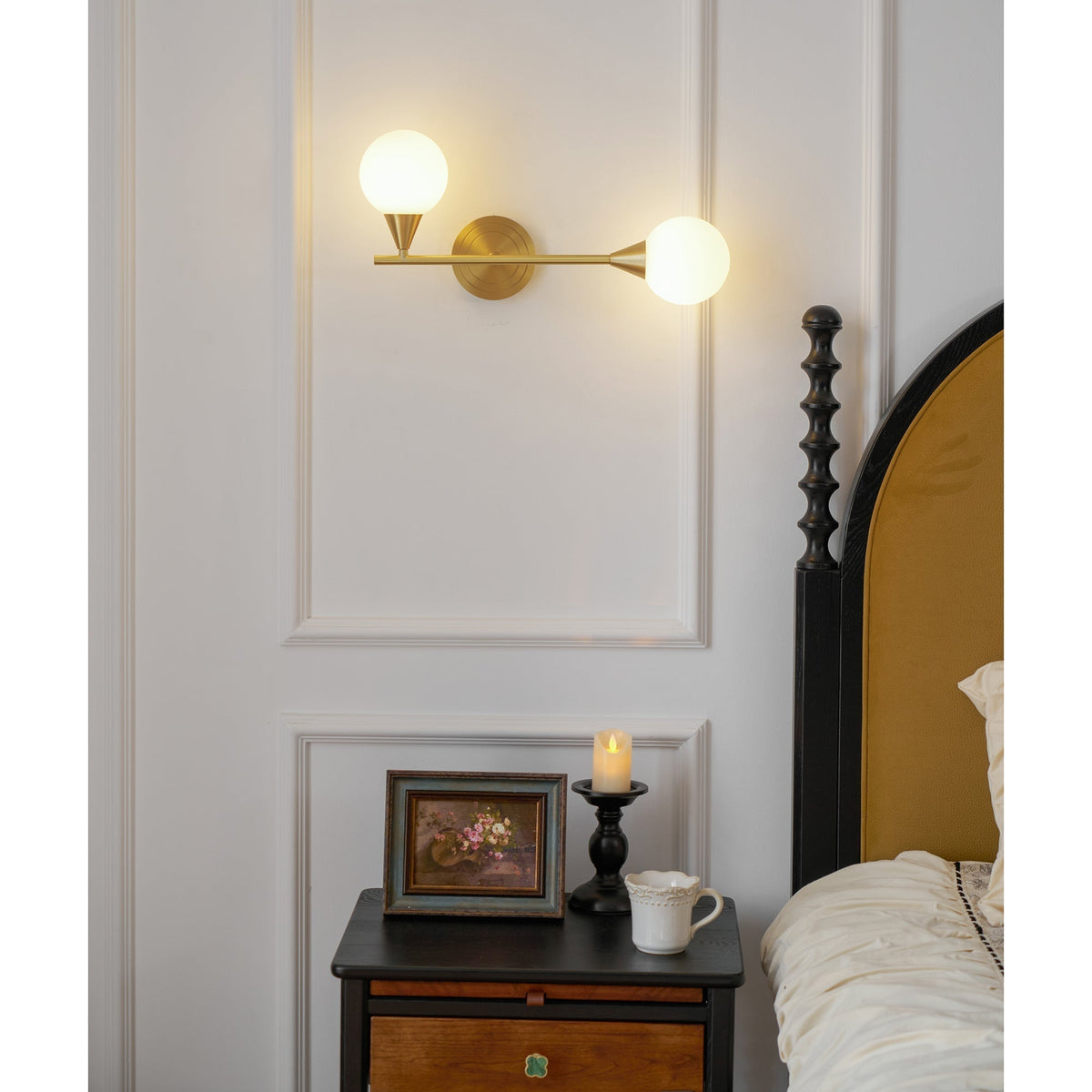 Orbilist wandlamp