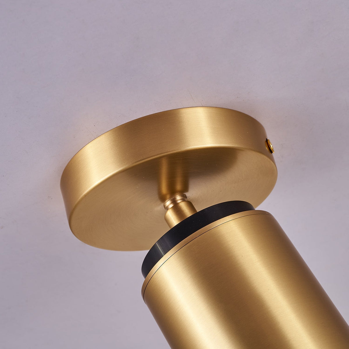 Syloran moderne minimalistische plafondlamp van messing