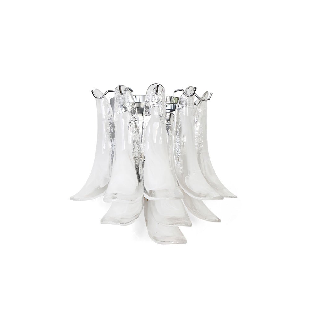 Celarelle wandlamp met Glazen Bloemblaadjes in Hoefijzervorm Minimalistisch
