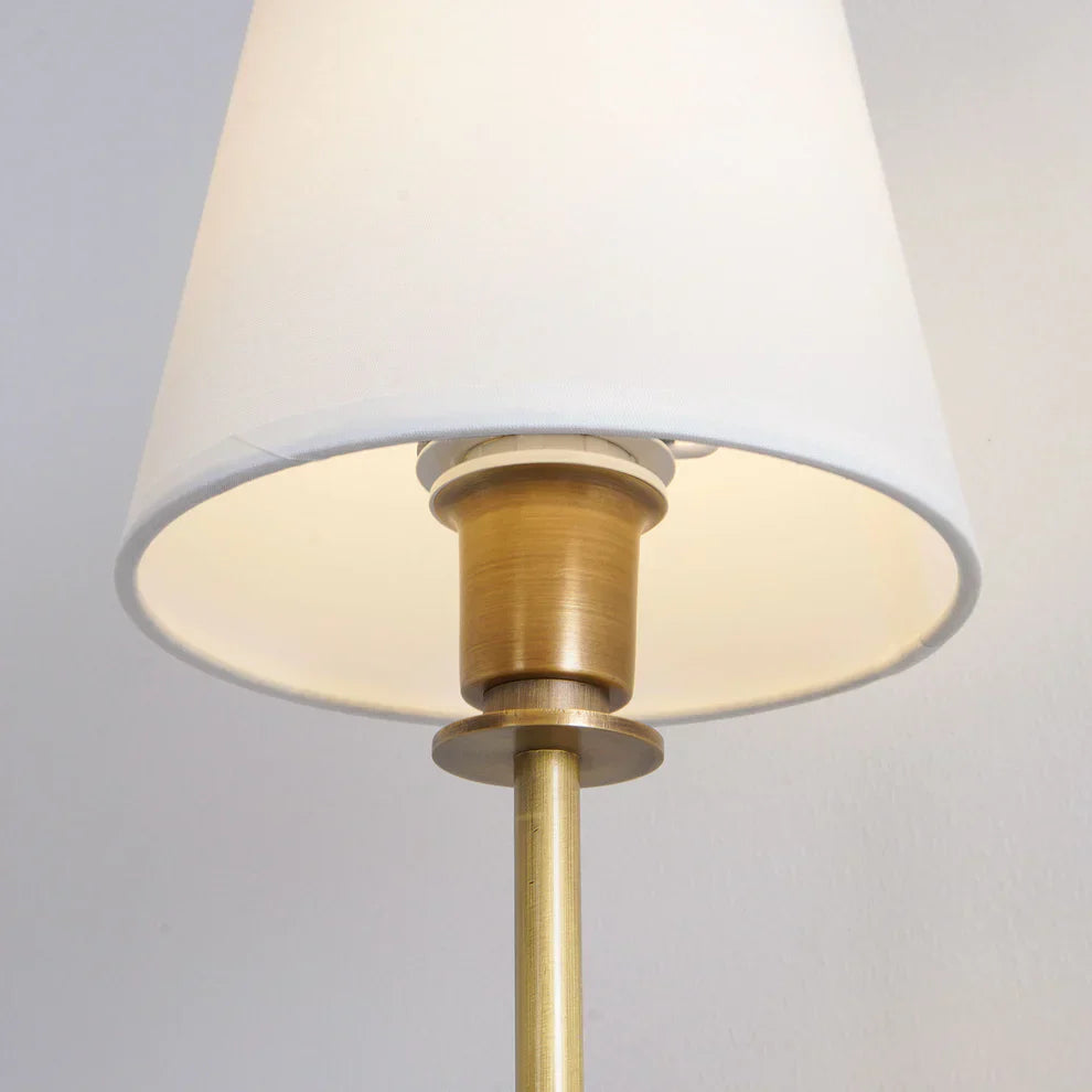 Alessio Vintage Klassiek Metaal Stof Wandlamp Lampenkap Slaapkamer Badkamer Hal