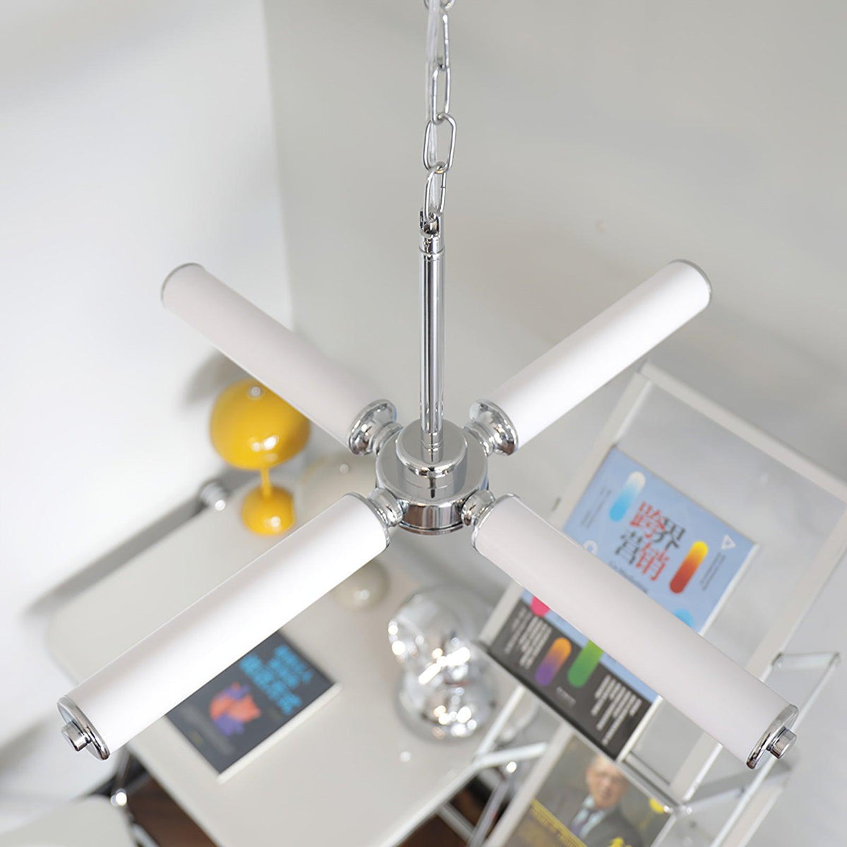 Zoliria Moderne minimalistische kroonluchter met geïntegreerde LED en glas