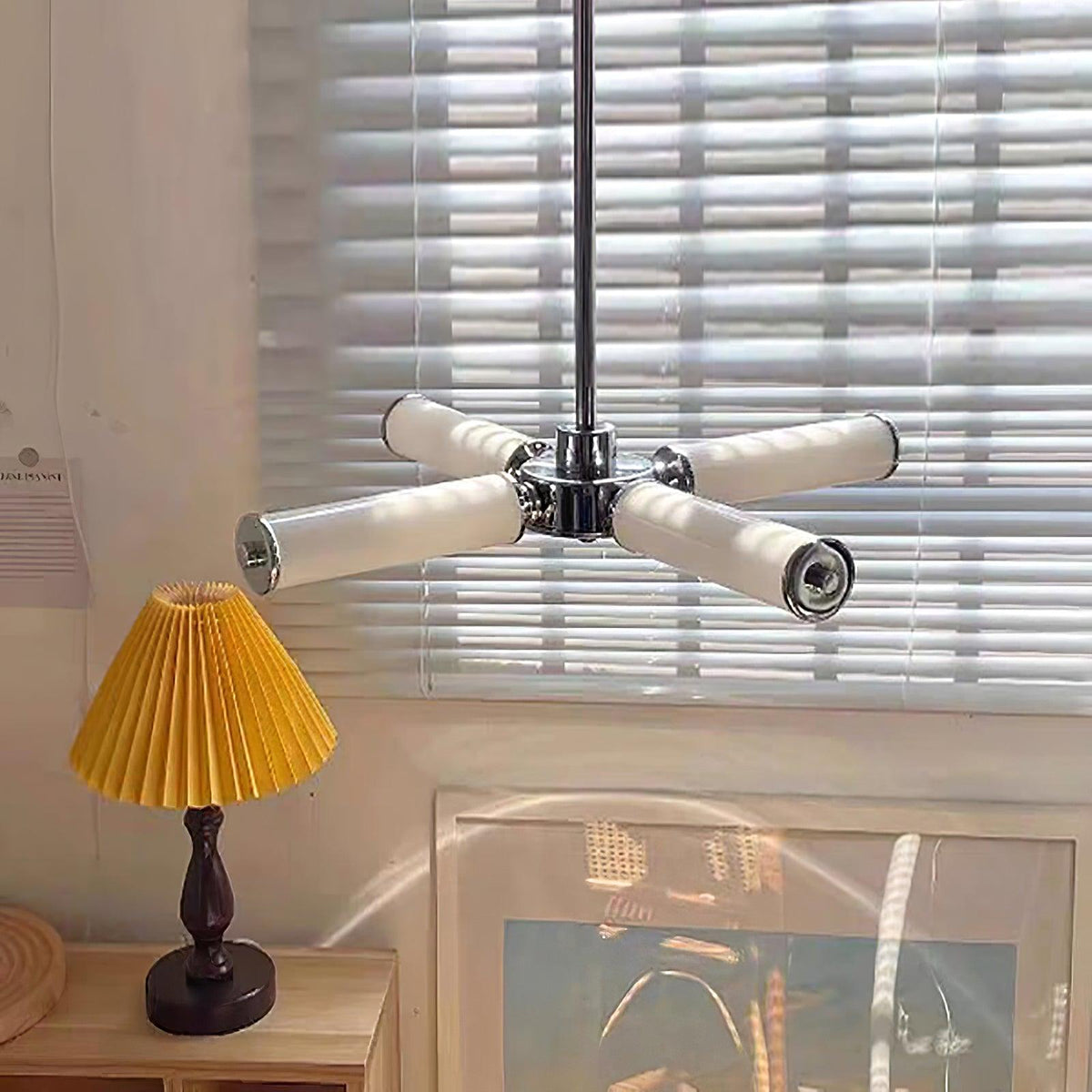 Zoliria Moderne minimalistische kroonluchter met geïntegreerde LED en glas