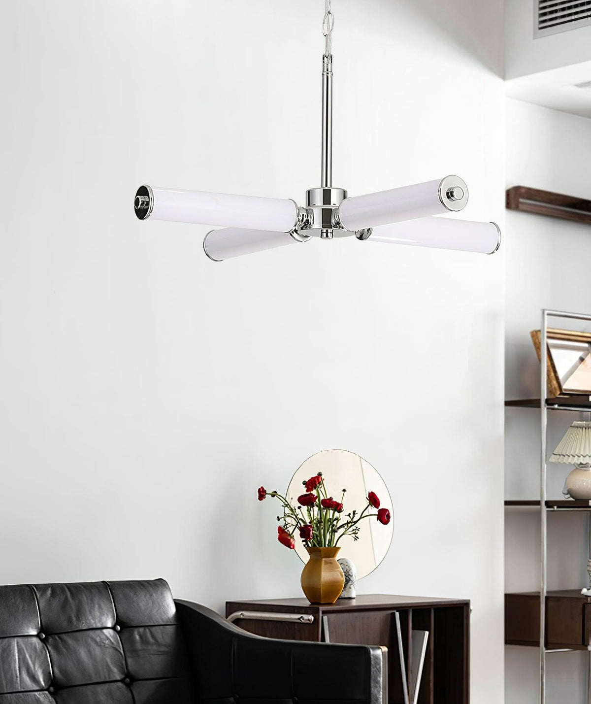 Zoliria Moderne minimalistische kroonluchter met geïntegreerde LED en glas