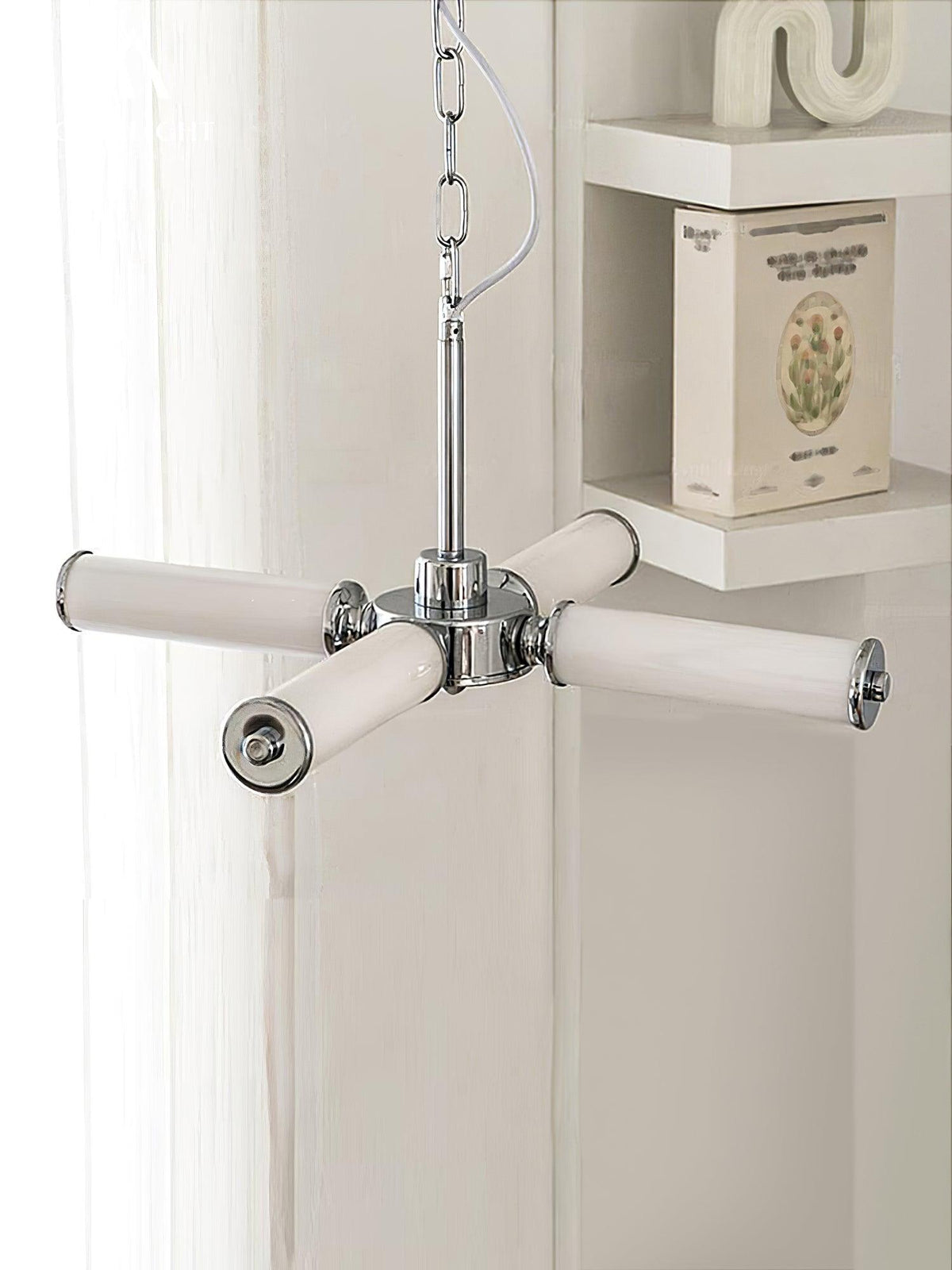 Zoliria Moderne minimalistische kroonluchter met geïntegreerde LED en glas