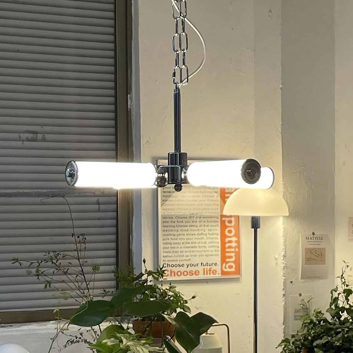 Zoliria Moderne minimalistische kroonluchter met geïntegreerde LED en glas