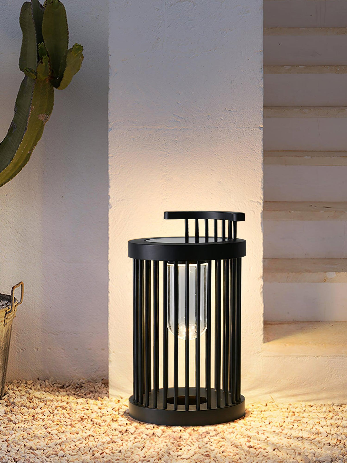 Cage moderne buitenhanglamp van acryl