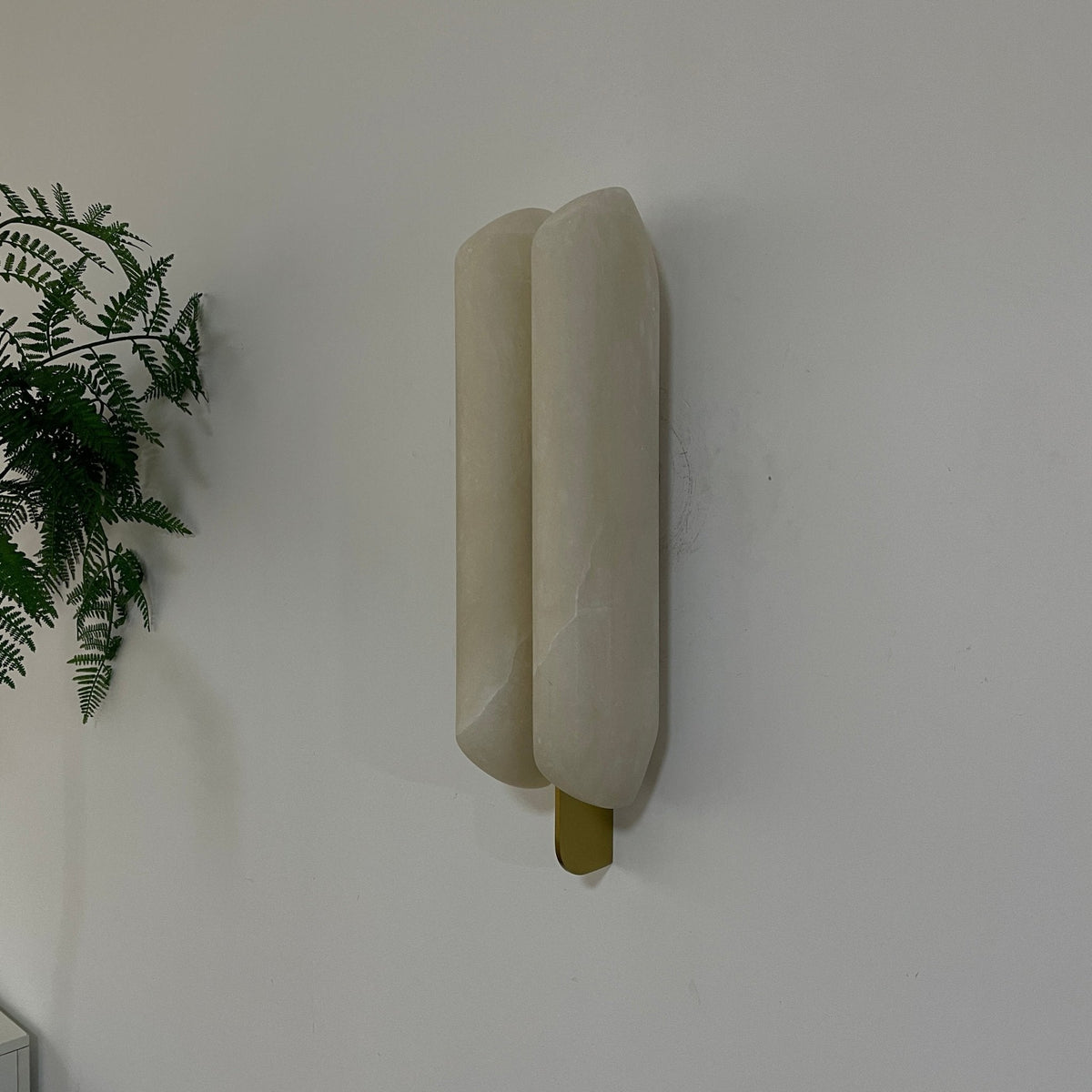 Husk albasten wandlamp