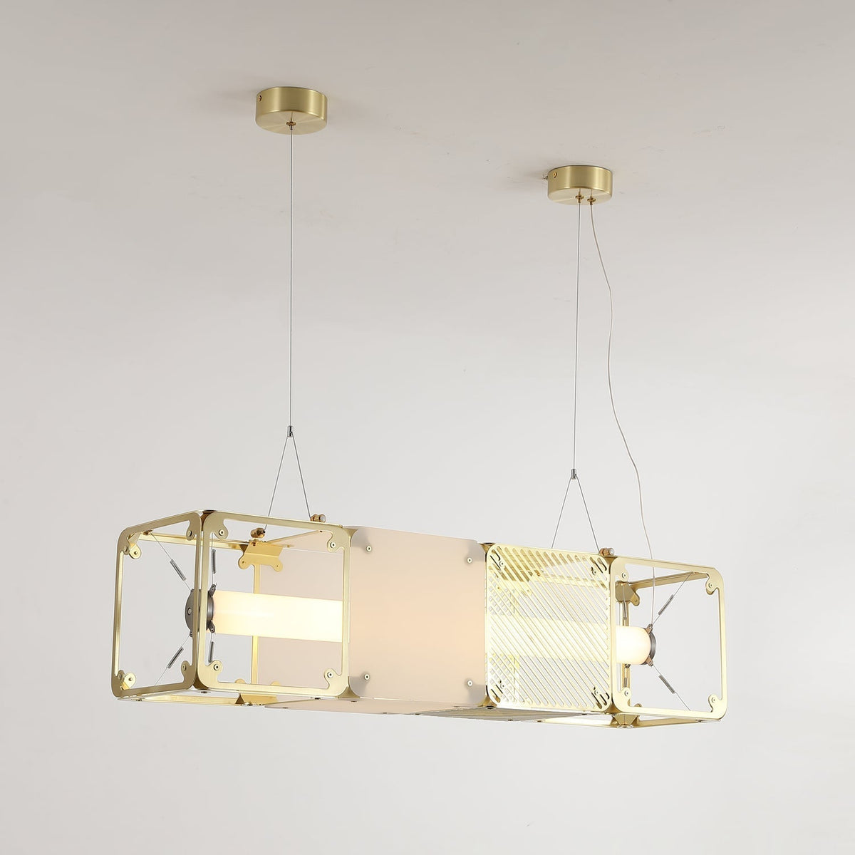 Atheor Premium Noordse kunst messing hanglamp