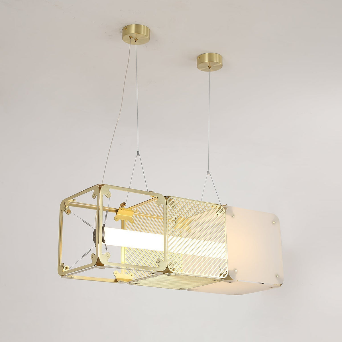 Atheor Premium Noordse kunst messing hanglamp