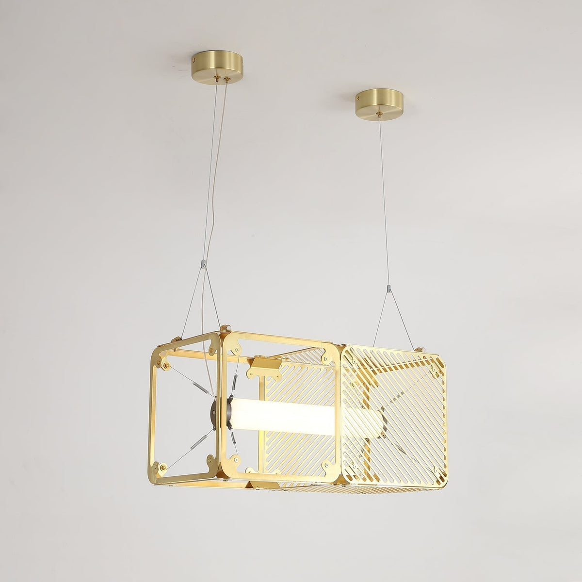 Atheor Premium Noordse kunst messing hanglamp