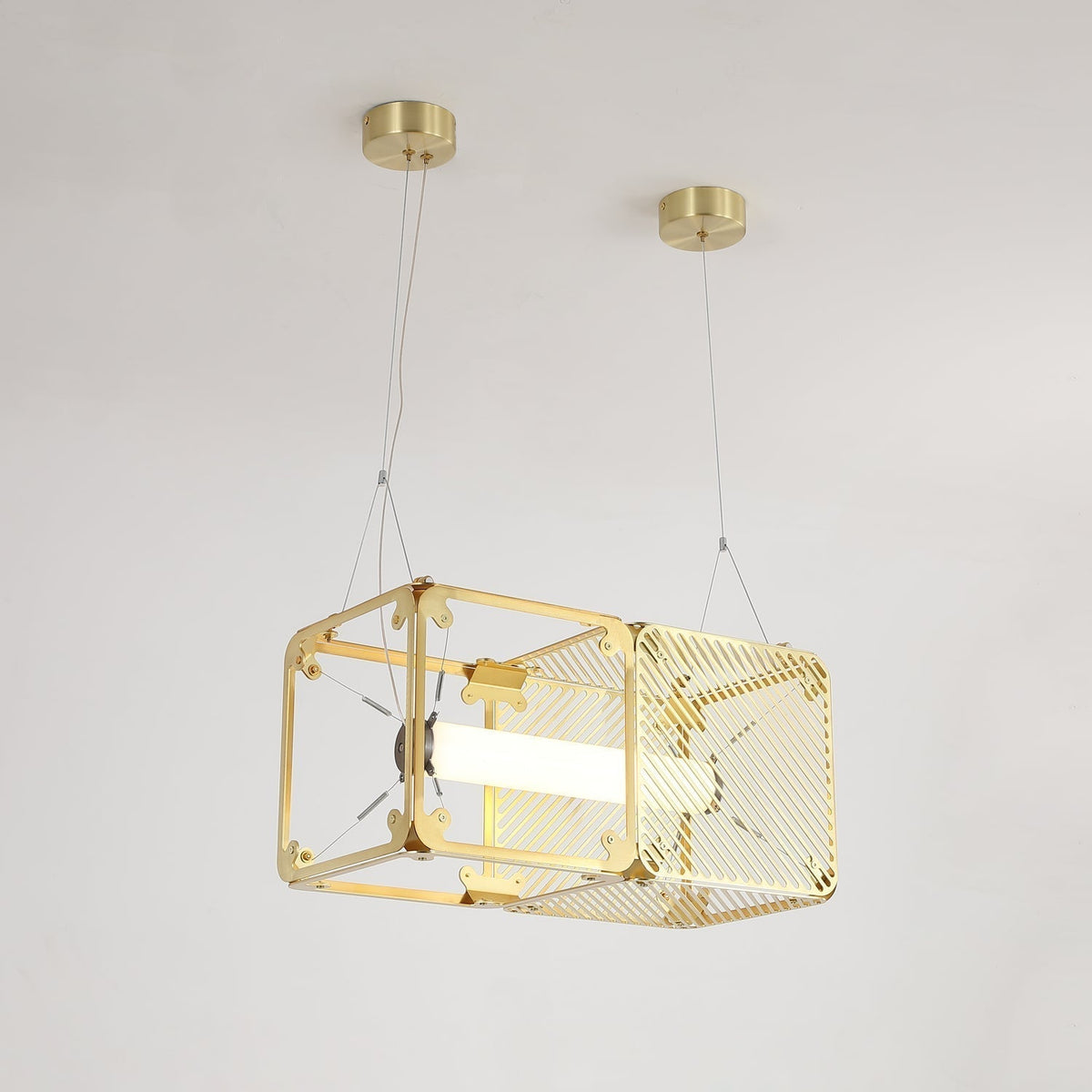 Atheor Premium Noordse kunst messing hanglamp