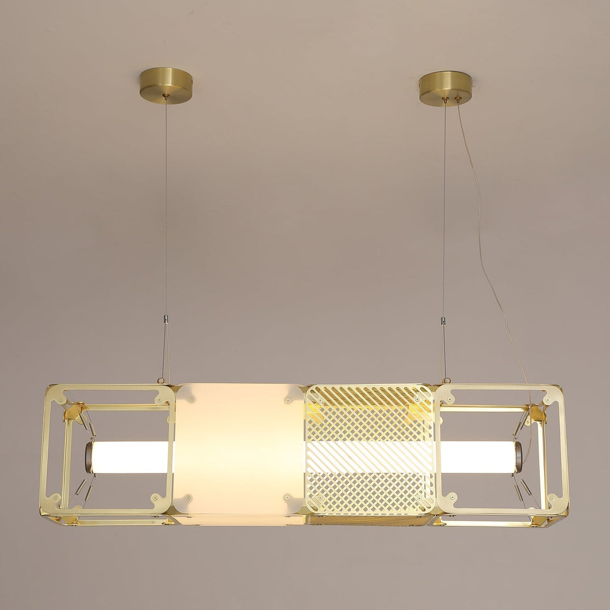 Atheor Premium Noordse kunst messing hanglamp