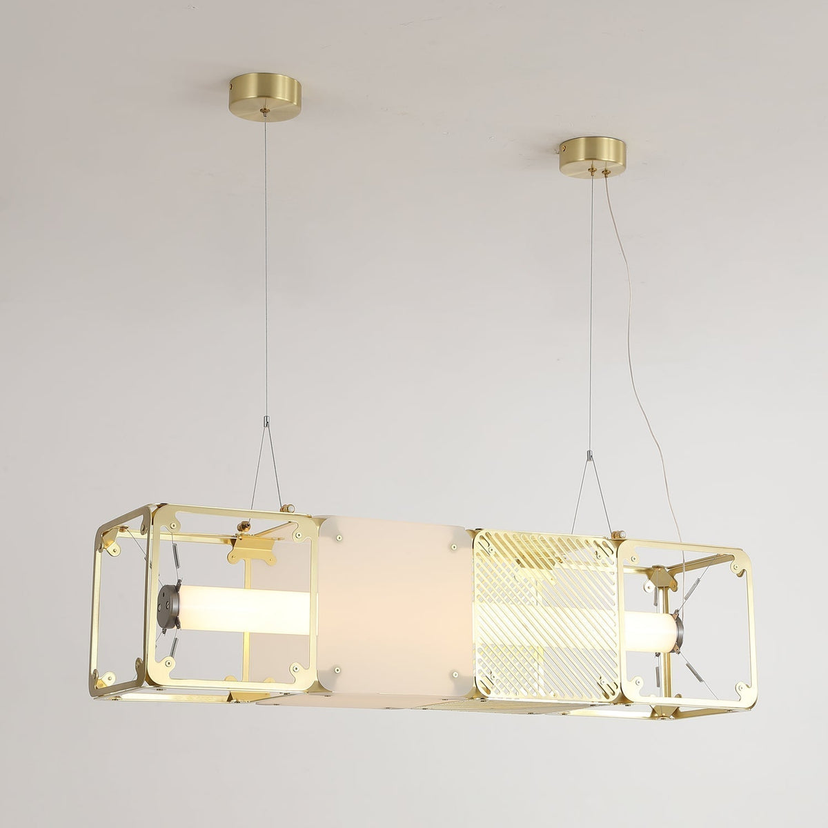 Atheor Premium Noordse kunst messing hanglamp