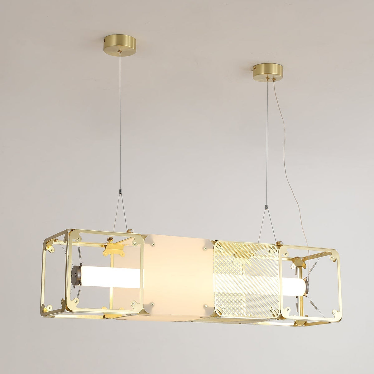 Atheor Premium Noordse kunst messing hanglamp