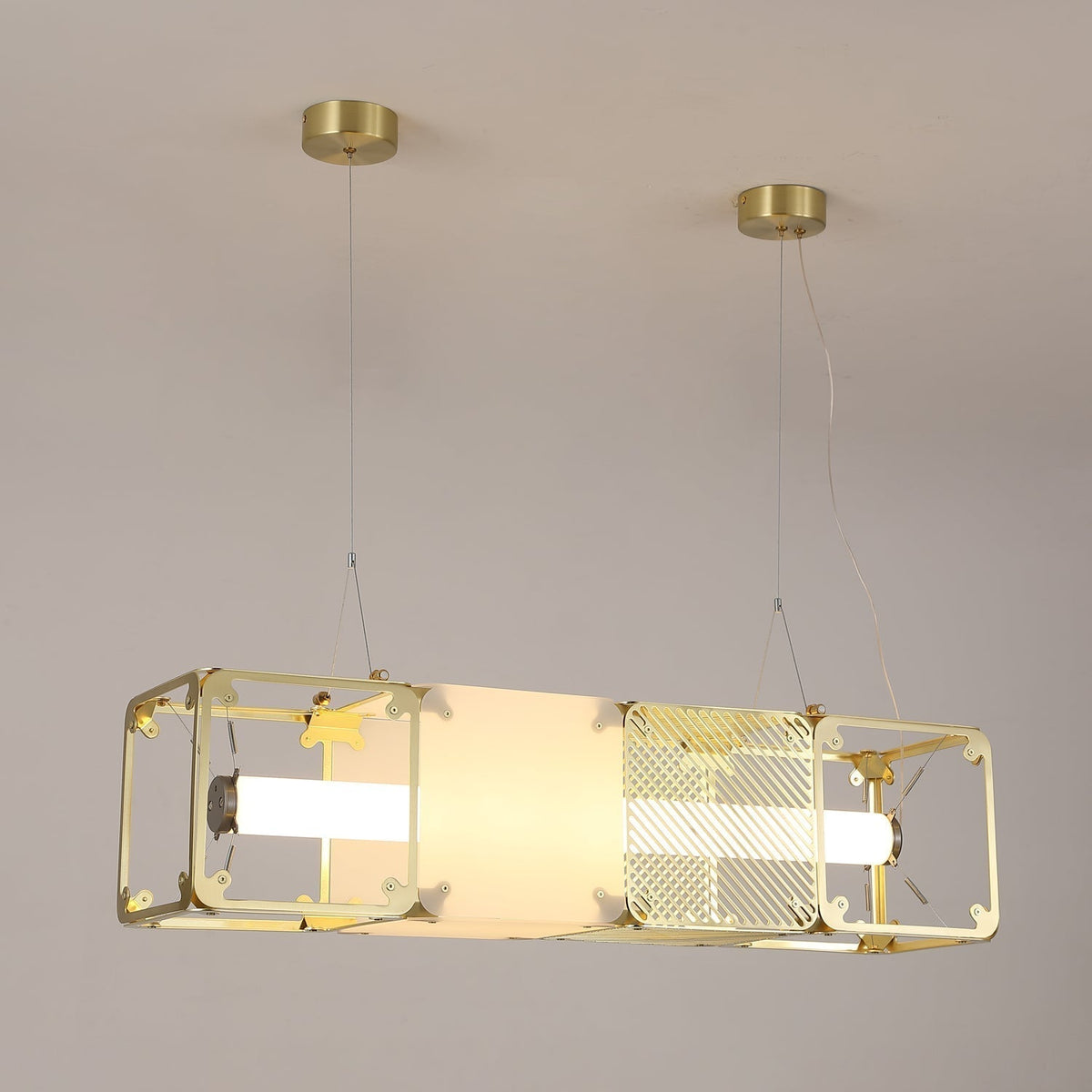 Atheor Premium Noordse kunst messing hanglamp