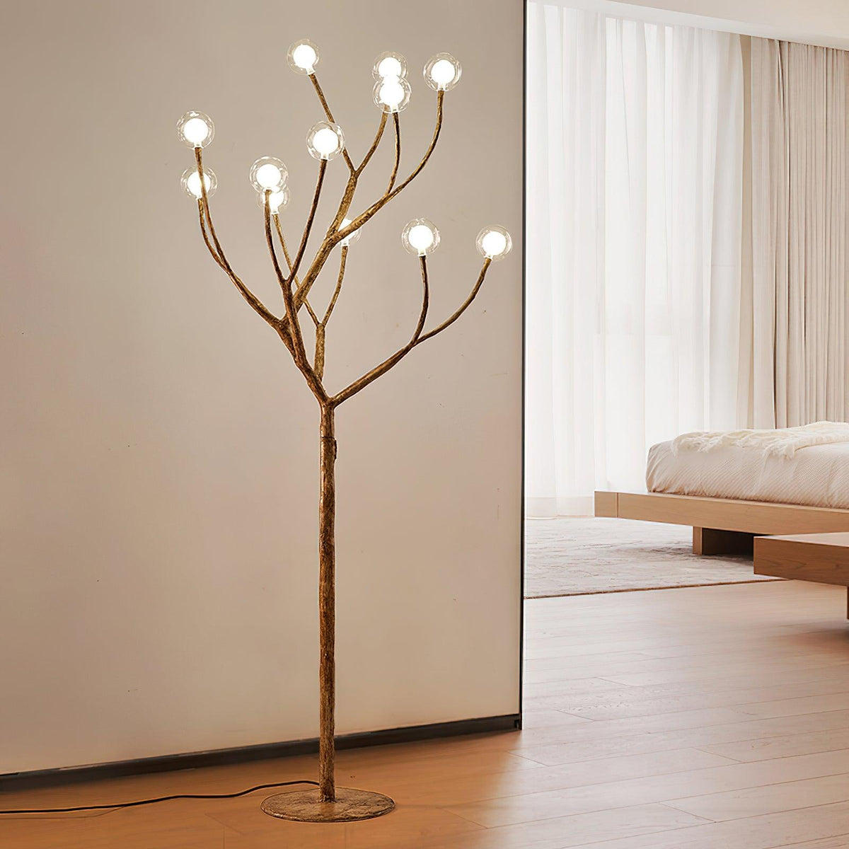 Nue hars vloerlamp
