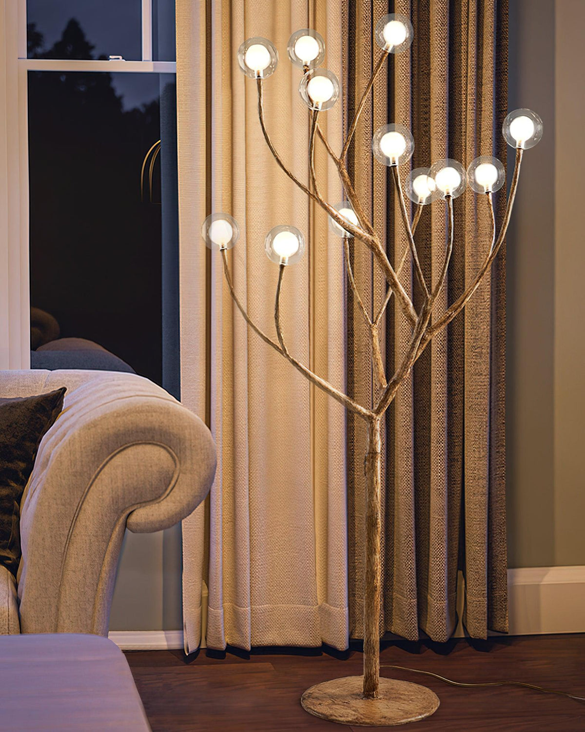 Nue hars vloerlamp